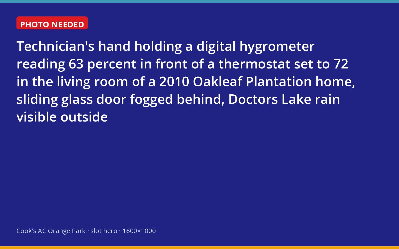 Hygrometer reading 63 percent beside a thermostat set to 72 in an Oakleaf Plantation living room